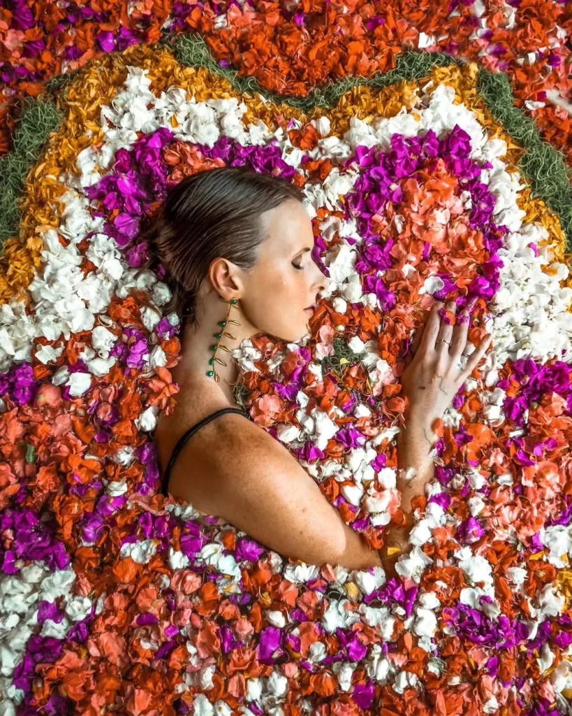 Luxurious Flower Bath